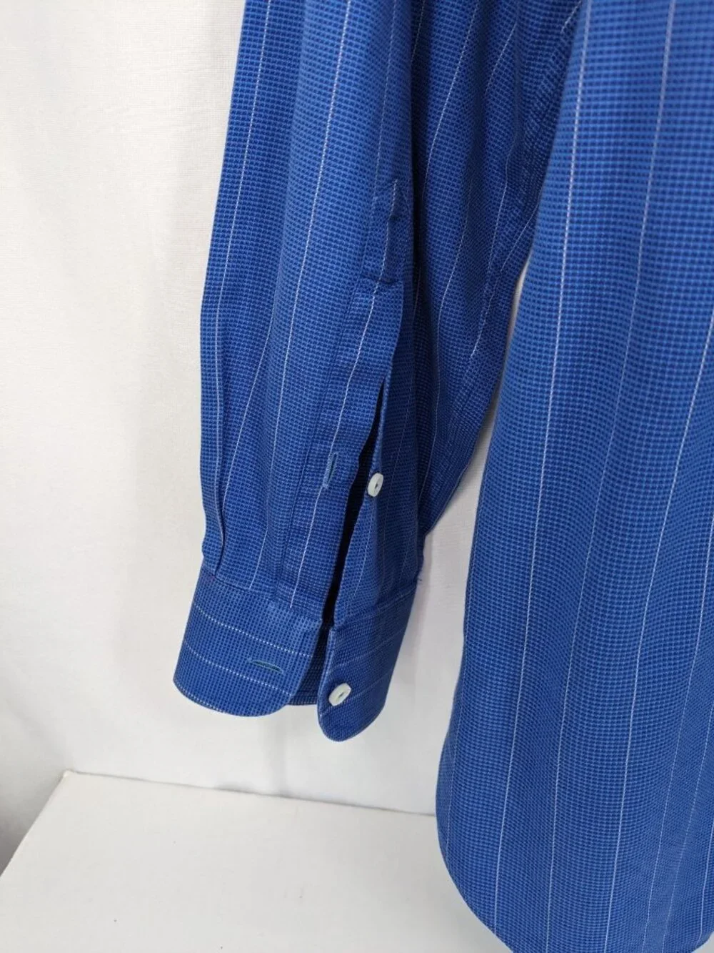 Truzzi Milano Pinstripe Dress Shirt Button‎ Up Old Money Italy Long Sleeve 16/48